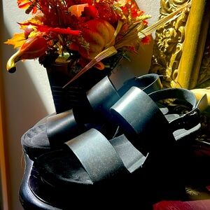 Black Pierre Dumas Sandals size 6.5